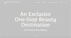 Desktop Screenshot of mirrormirrorbeautebar.com
